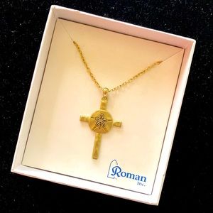 New Roman Inc cross/ sand dollar in a box.